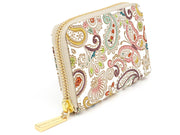 Paisley Zippered Coin Purse