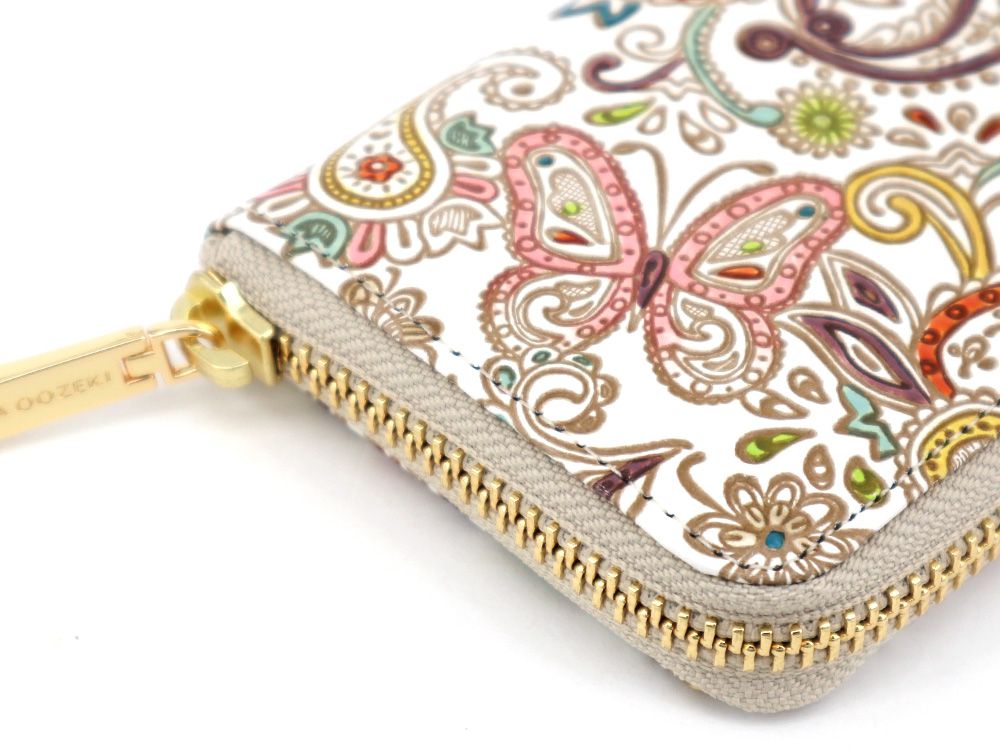 Paisley Zippered Coin Purse