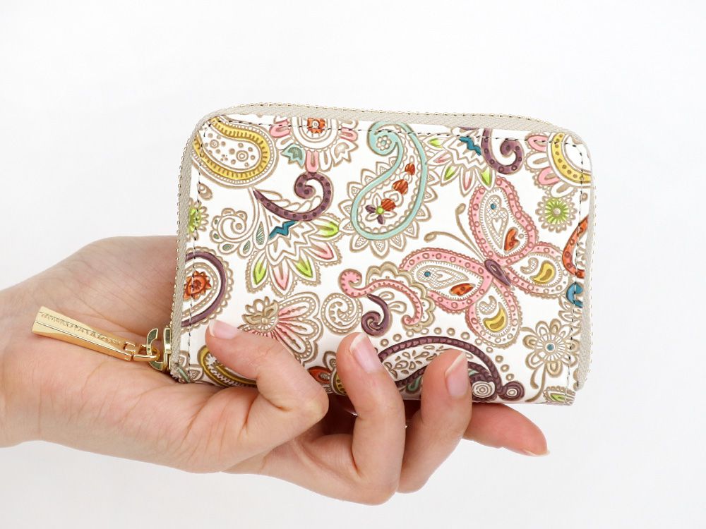 Paisley Zippered Coin Purse