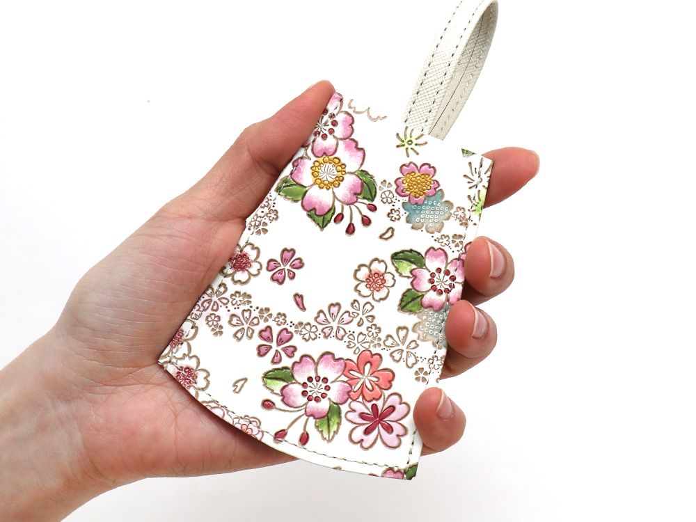 Dancing Cherry Blossoms Bell Key Case