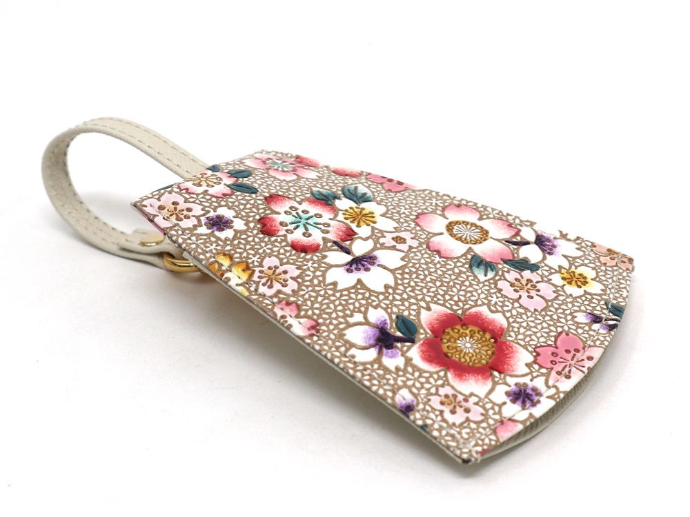 Colorful Cherry Blossoms Bell Key Case