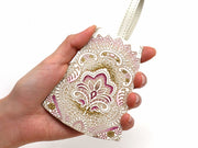 Antique Lace (Pink) Bell Key Case