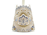 Antique Lace (Blue) Bell Key Case