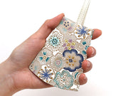 Spring Bloom (Blue) Bell Key Case