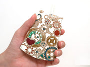 Gears Of Time (Blue-Green) Bell Key Case