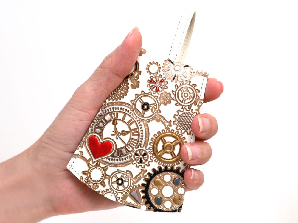 Gears Of Time (Red-Black) Bell Key Case