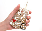 Gears Of Time (Red-Black) Bell Key Case