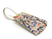 RANGIKU - Firework Chrysanthemums (Blue&Yellow) Bell Key Case