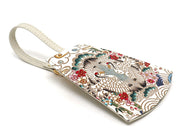 Facing Cranes Bell Key Case