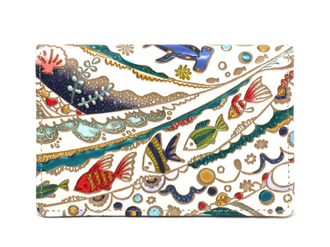 Ocean Double Sided Business Card Case