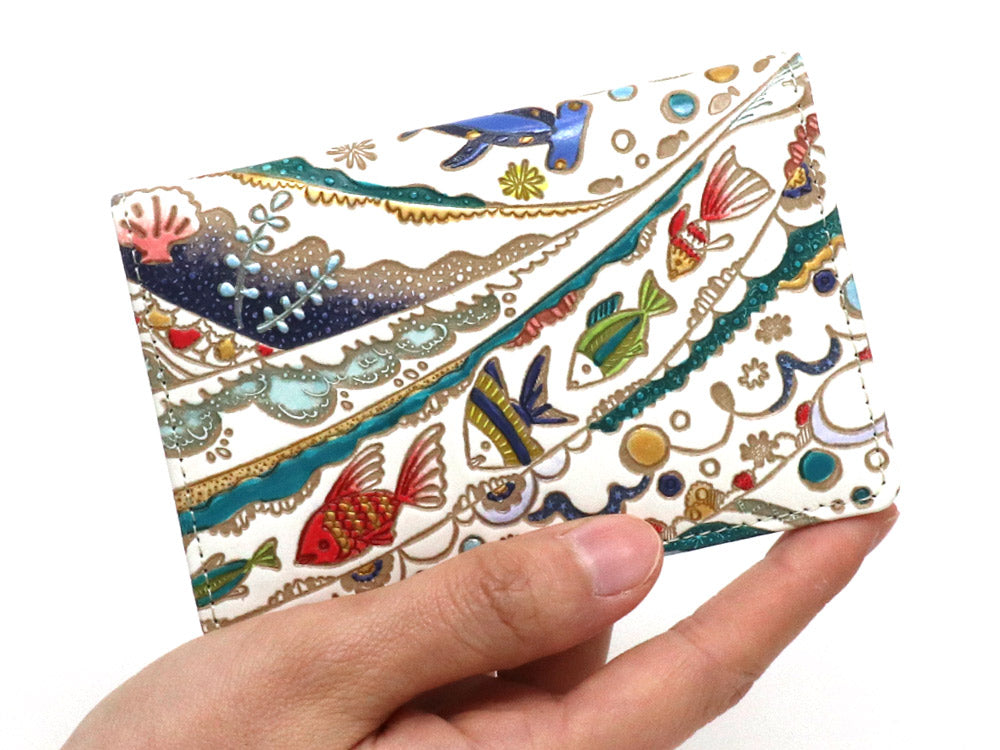 Ocean Double Sided Business Card Case