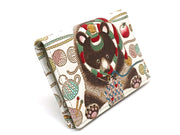 Knitting Bear Double Sided Business Card Case