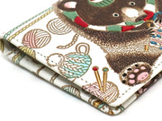 Knitting Bear Double Sided Business Card Case