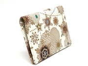 Snow Ornaments (Brown) Double Sided Business Card Case