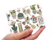 Cactus Double Sided Business Card Case