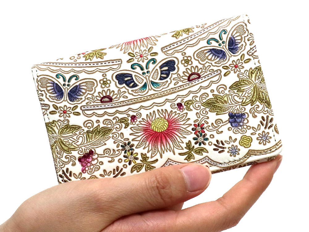 Mo Li Hua - Jasmine Flower (Pink) Double Sided Business Card Case