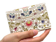 Mo Li Hua - Jasmine Flower (Pink) Double Sided Business Card Case