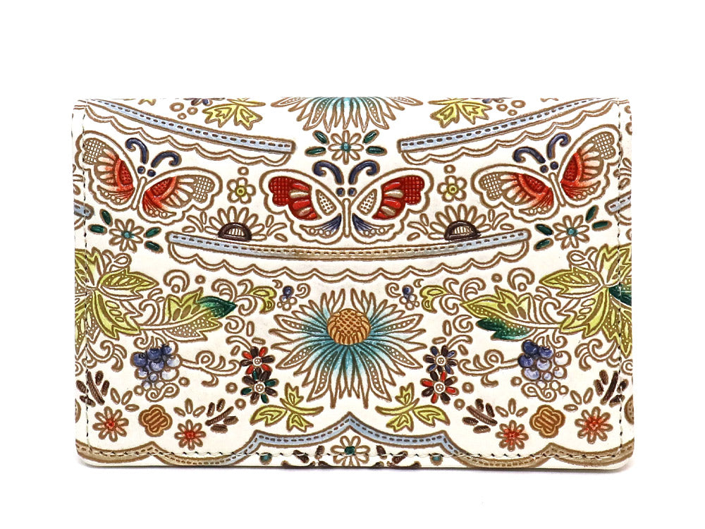 Mo Li Hua - Jasmine Flower (Blue) Double Sided Business Card Case