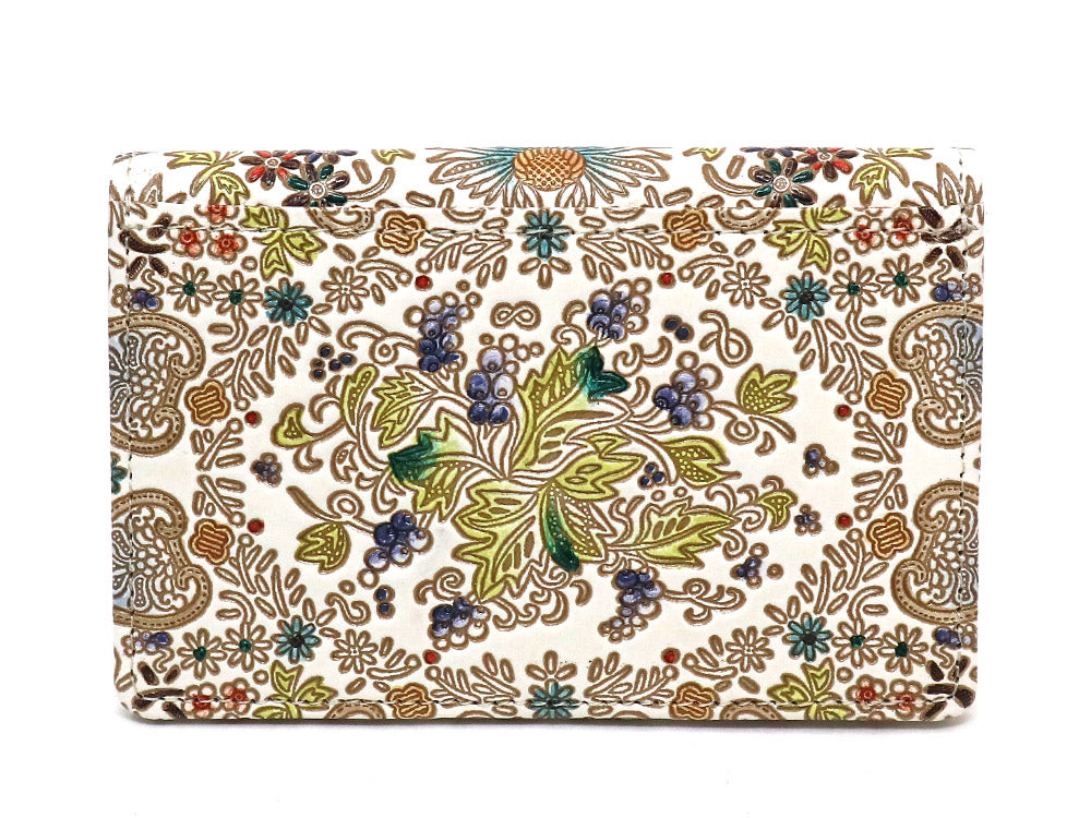 Mo Li Hua - Jasmine Flower (Blue) Double Sided Business Card Case