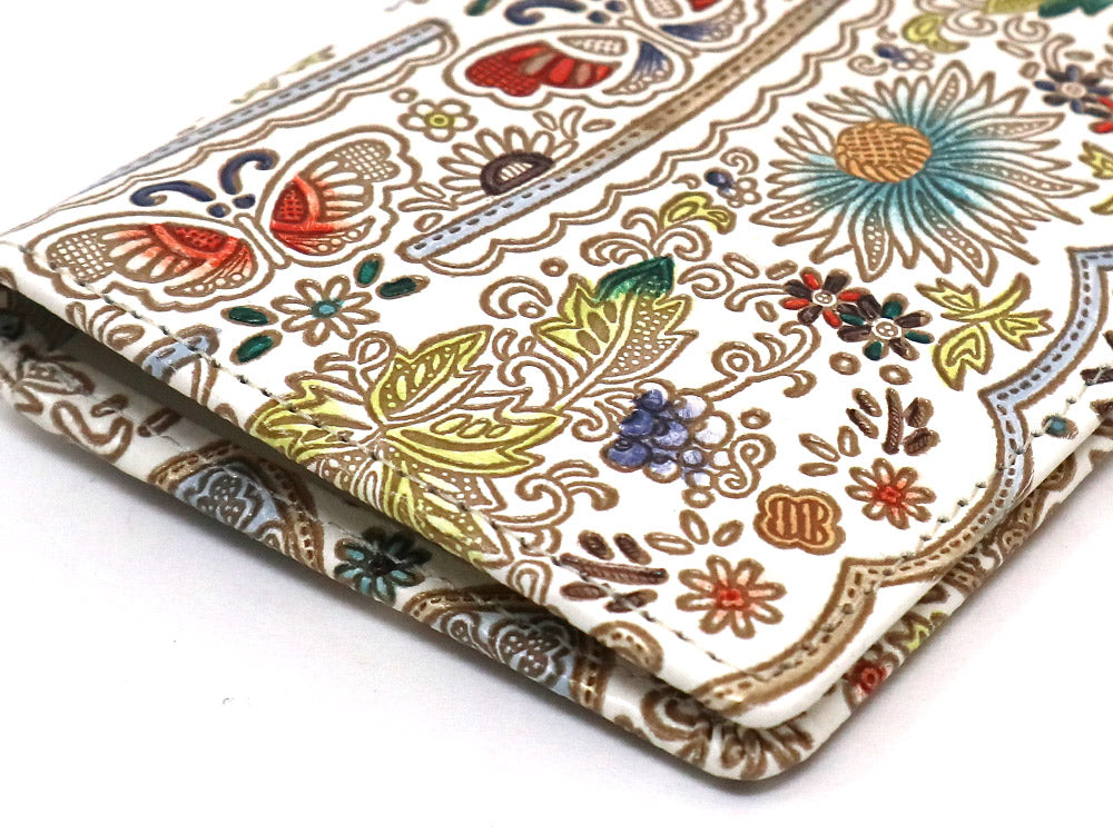 Mo Li Hua - Jasmine Flower (Blue) Double Sided Business Card Case