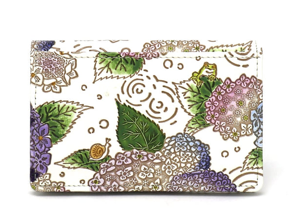 Hydrangeas Double Sided Business Card Case