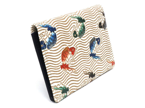 Carps leaping the waterfall  Business Card Case