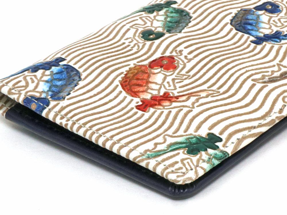 Carps leaping the waterfall  Business Card Case