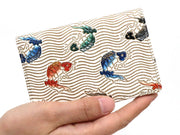 Carps leaping the waterfall  Business Card Case