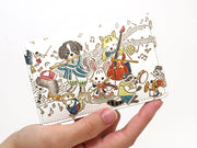 Concert Double Sided Business Card Case