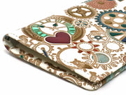 Gears Of Time (Blue-Green) Double Sided Business Card Case