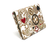 Gears Of Time (Red-Black) Double Sided Business Card Case