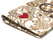 Gears Of Time (Red-Black) Double Sided Business Card Case