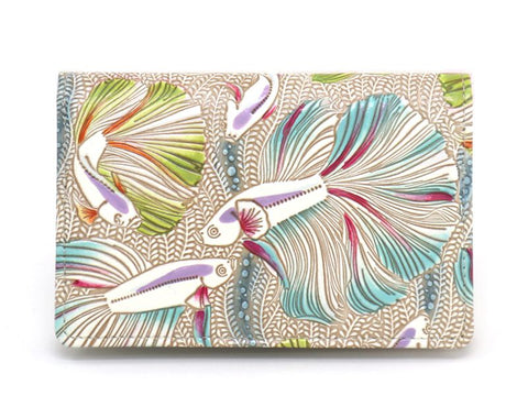 Betta (Green) Double Sided Business Card Case