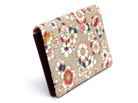 Colorful Cherry Blossoms Business Card Case