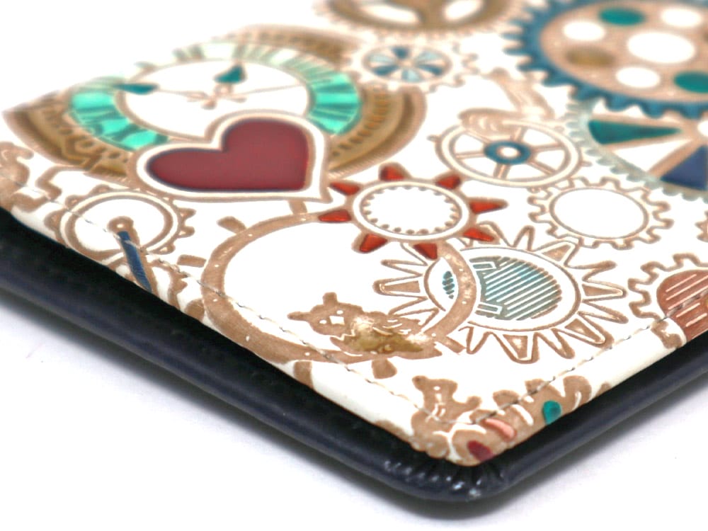 Gears Of Time (Blue-Green) Business Card Case