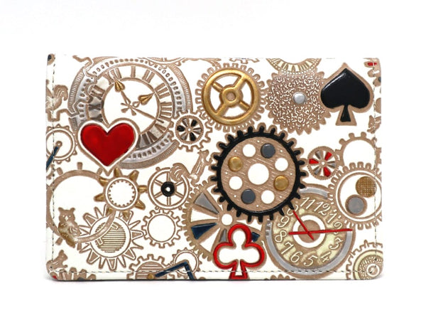 Gears Of Time (Red-Black) Business Card Case