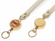 Orange Retractable reel strap