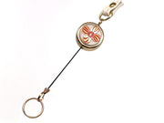 Orange Retractable reel strap