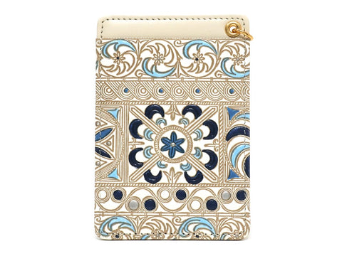 KINSHA - Persia Tiles (Blue) Pass Case