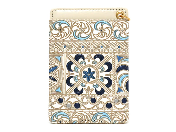 KINSHA - Persia Tiles (Blue) Pass Case