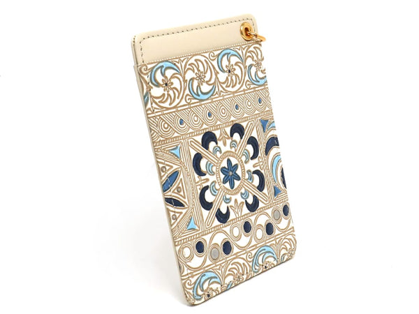 KINSHA - Persia Tiles (Blue) Pass Case