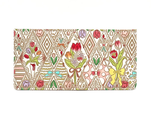 Tulips Slim Minimalist Wallet