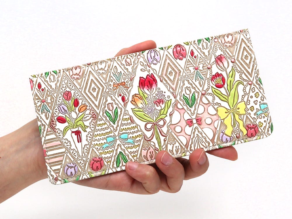 Tulips Slim Minimalist Wallet