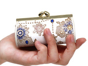 Snow Ornaments (Blue) Lipstick Case