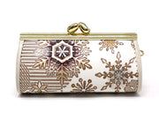 Snow Ornaments (Brown) Lipstick Case