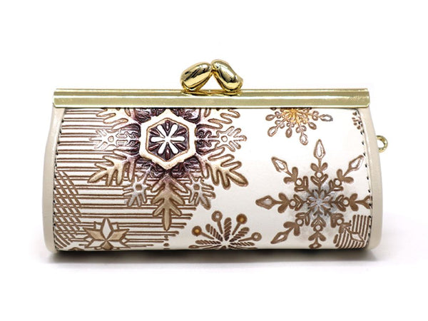 Snow Ornaments (Brown) Lipstick Case