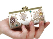 Snow Ornaments (Brown) Lipstick Case