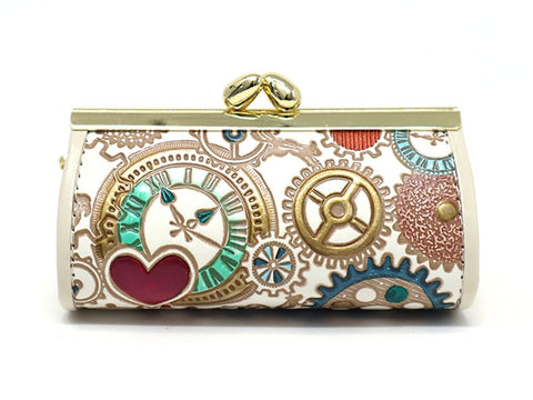 Gears Of Time (Blue-Green) Lipstick Case