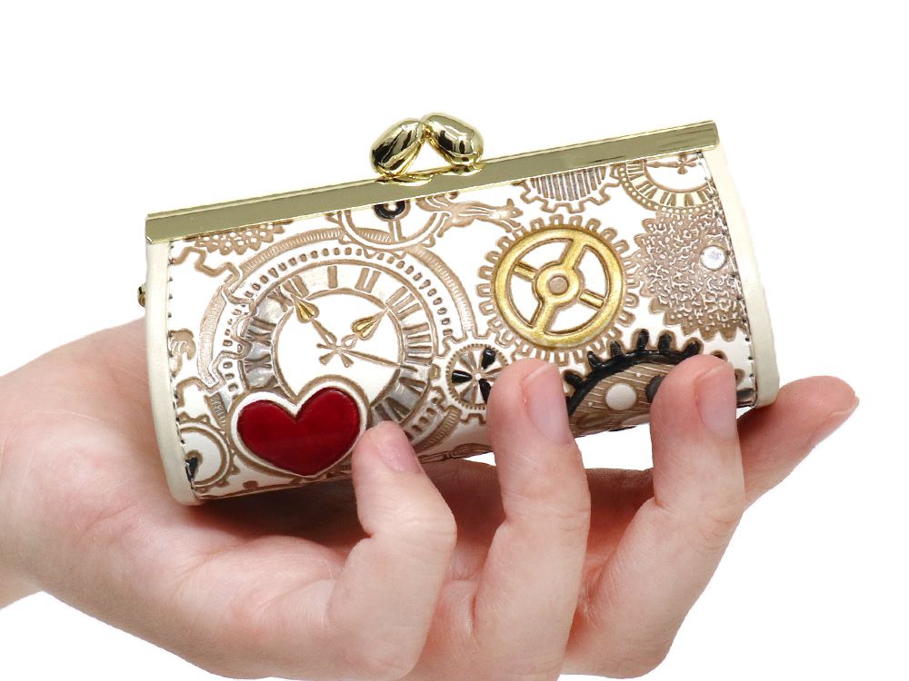 Gears Of Time (Red-Black) Lipstick Case