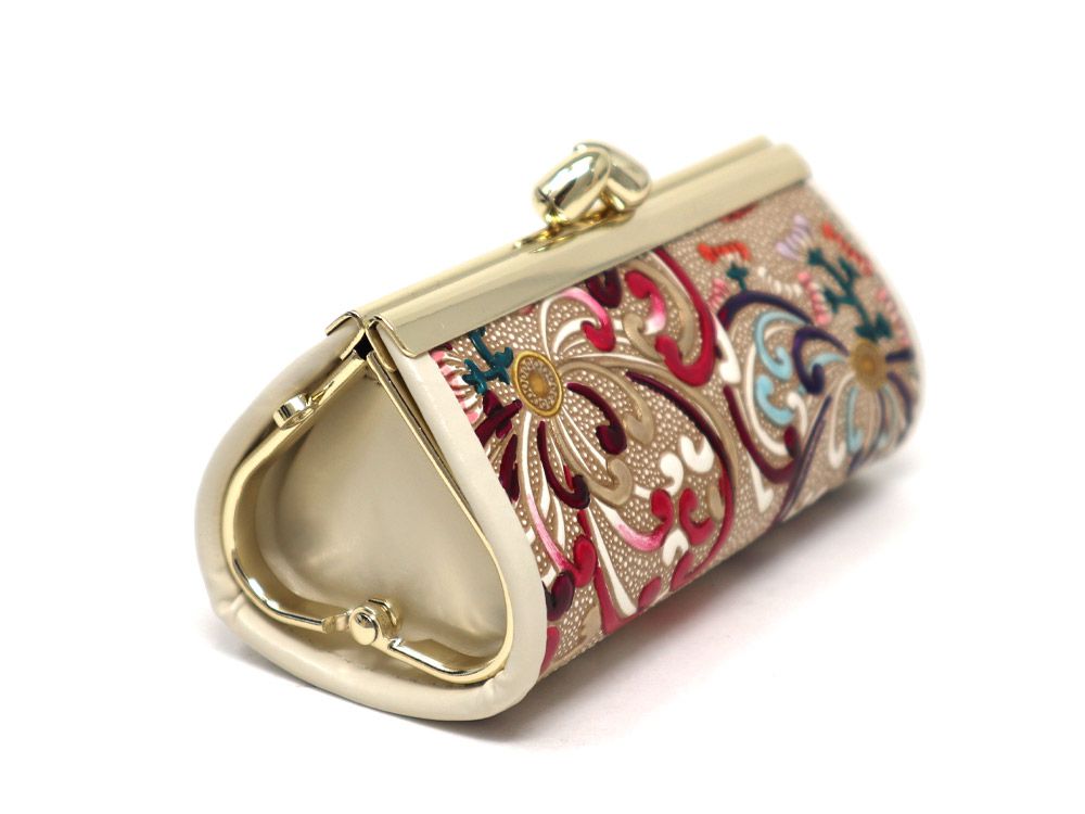 RANGIKU - Firework Chrysanthemums (Wine&Pink) Lipstick Case